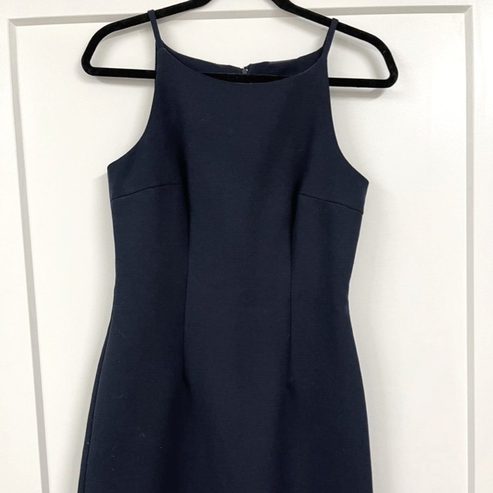 Navy Blue Vintage Mini Dress